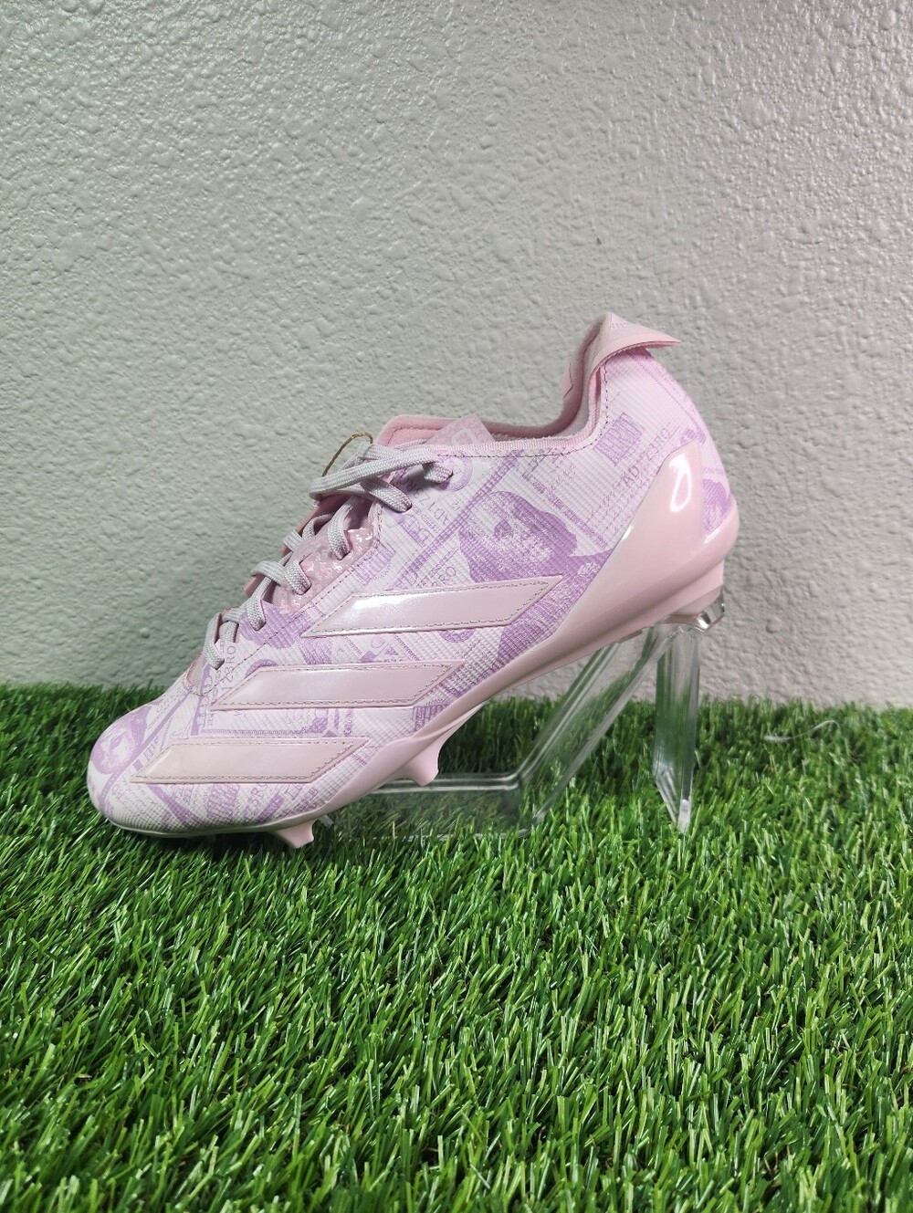 Size 8.5 - adidas Adizero Electric II 'Currency' Clear Pink JQ6683 (Brand New)